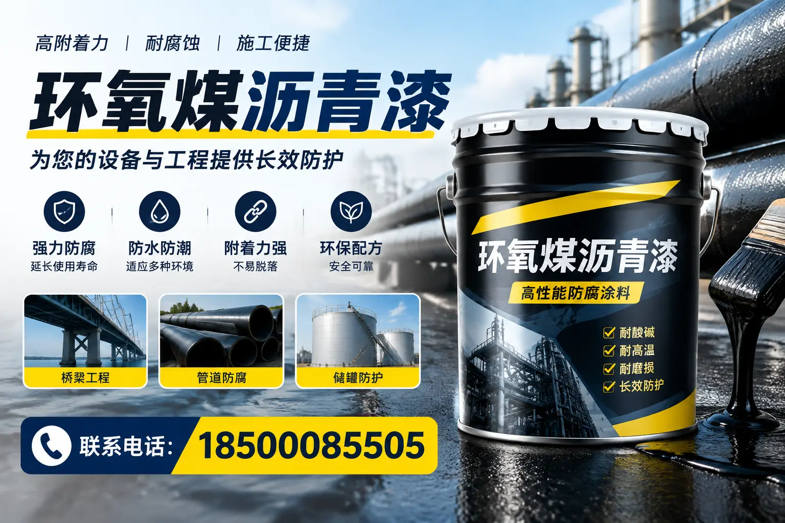 环氧煤沥青漆与其他涂料的对比分析,助力舟山企业决策